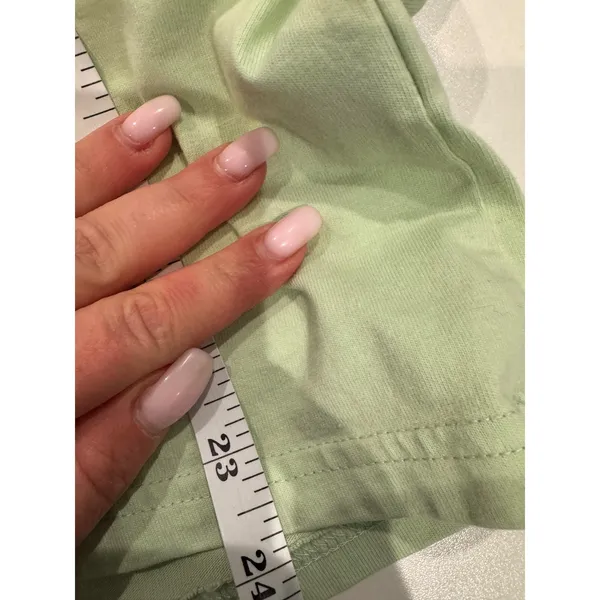 LL Bean T Shirt Women XL Green Short Sleeve Cotton Minimalist Gorpcore‎ - Image 2