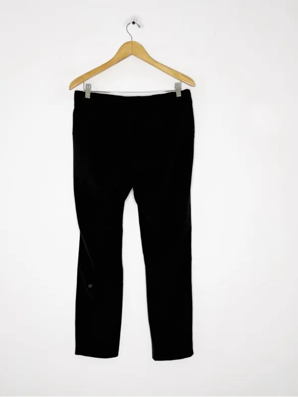 Lululemon On The Fly Pants Black Size 8 Drawstring Pull On Athleisure - Image 3