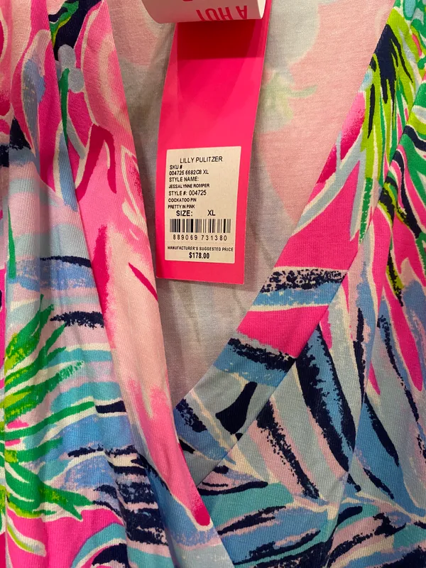 Lilly Pulitzer Wrap Romper - Image 6