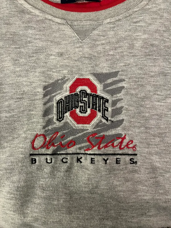 Ohio State Crewneck Sweatshirt Gray Size M - Image 2