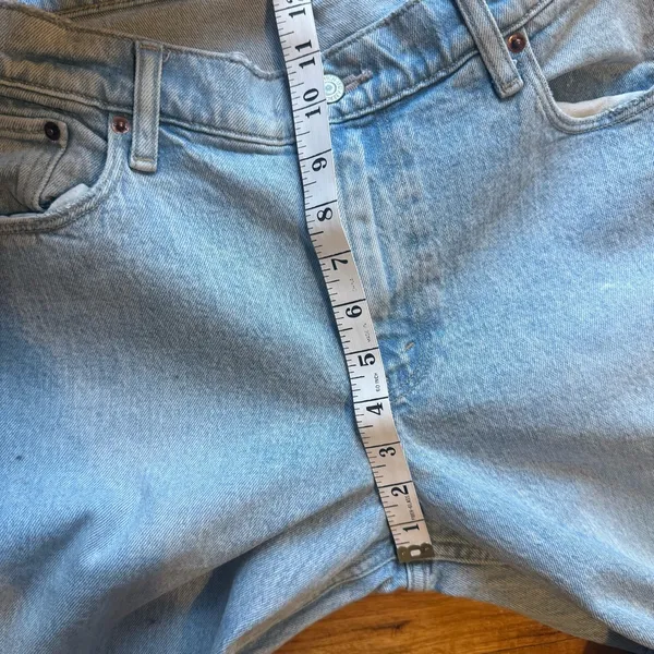 ABERCROMBIE & FITCH‎ 90s Low Rise Curve Love Light Wash Denim Jeans size 30 - Image 4