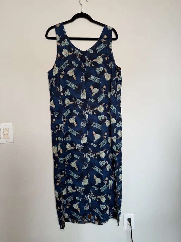 Vintage 90s Long Maxi Sundress XL - Image 4