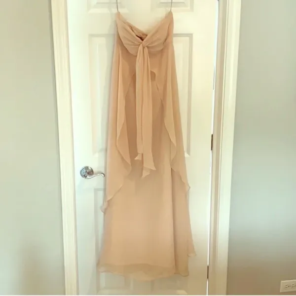 Jenny Yoo Dusty Rose‎ Strapless Bridesmaids Dress size 8 - Image 11