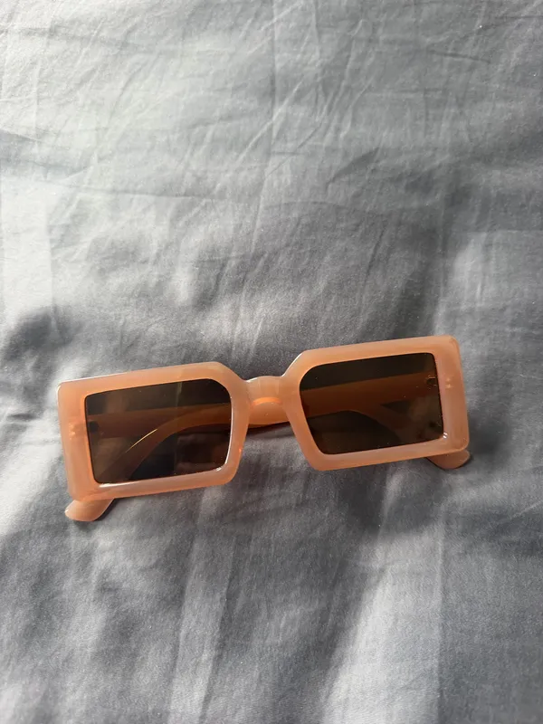 Square Sunglasses Orange - Image 4