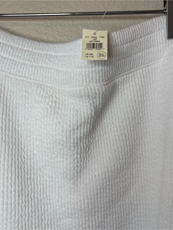 Aerie White Textured skirt plus size XXL 2X summer beach Miami vacation euro - Image 6