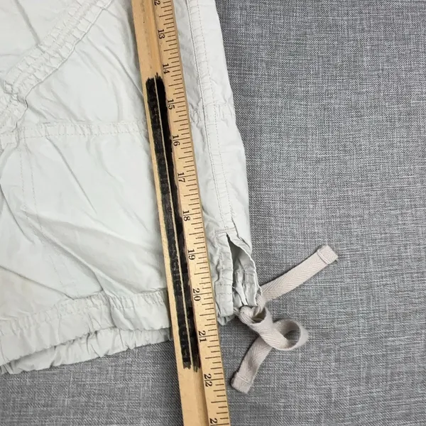 Columbia Capri Pants Womens 6 Beige Nylon Cargo Drawstring Hiking Travel Outdoor - Image 3