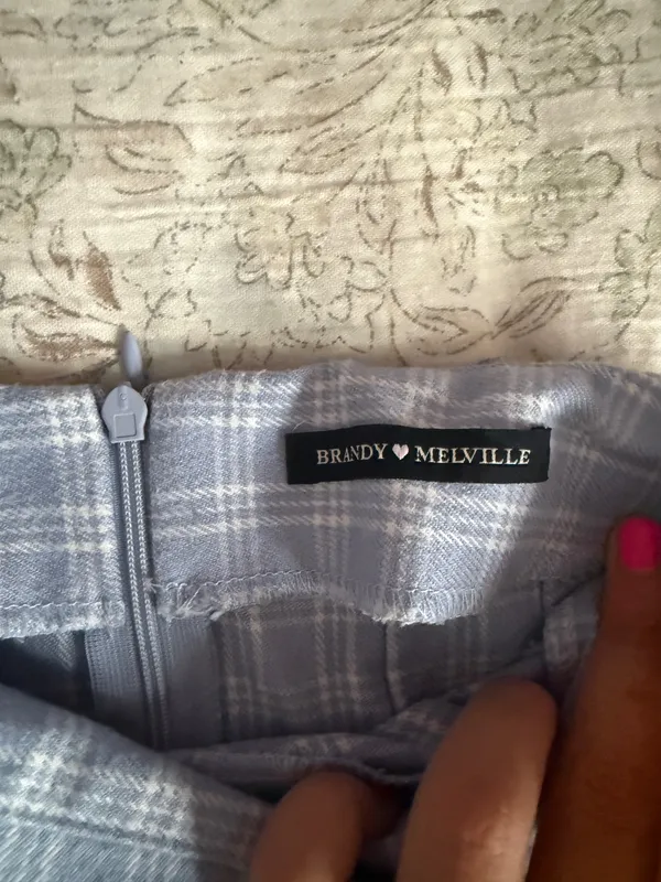 Brandy Melville Skirt Plaid - Image 3