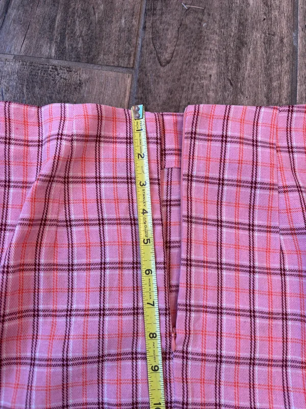 SHEIN Pink Plaid Skirt - Image 8