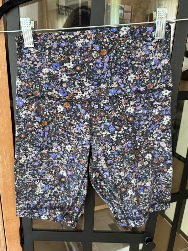 Lululemon Align High-Rise Shorts biker 8" Flower Burst Multi floral print nulu - Image 3