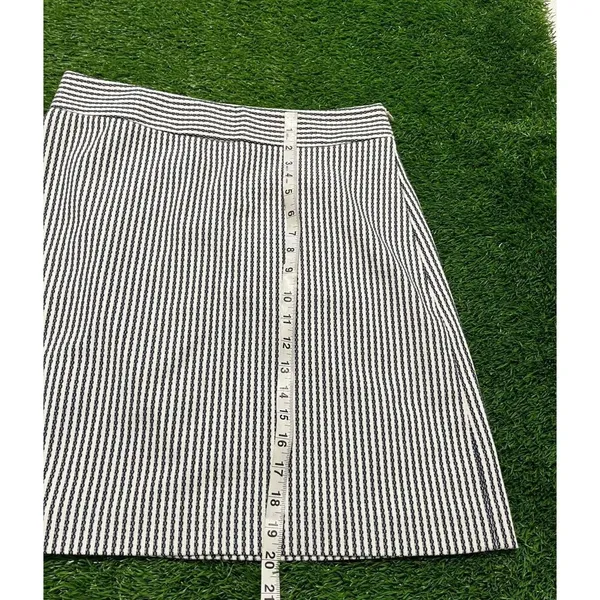 Ann Taylor Black/White Pinstripe Skirt - Image 10