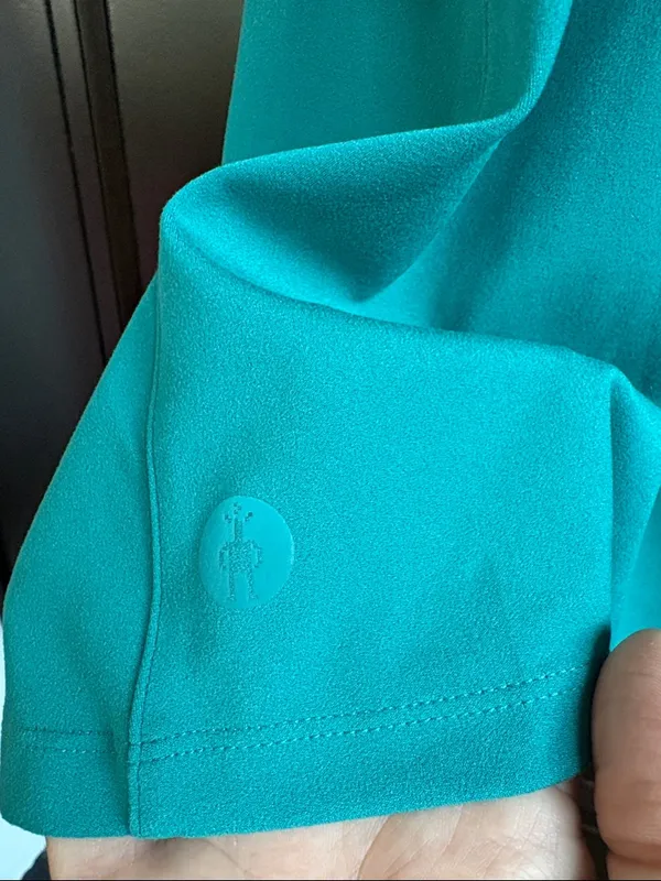 Like New SmartWool Active Tank Dress Lake Blue/Green Size Small - Image 9