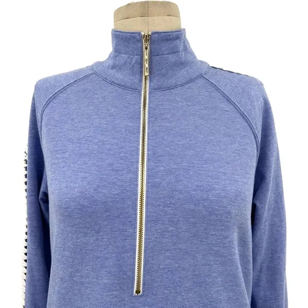 Lilly Pulitzer Skipper Popover‎ Periwinkle Heather Size Small - Image 4