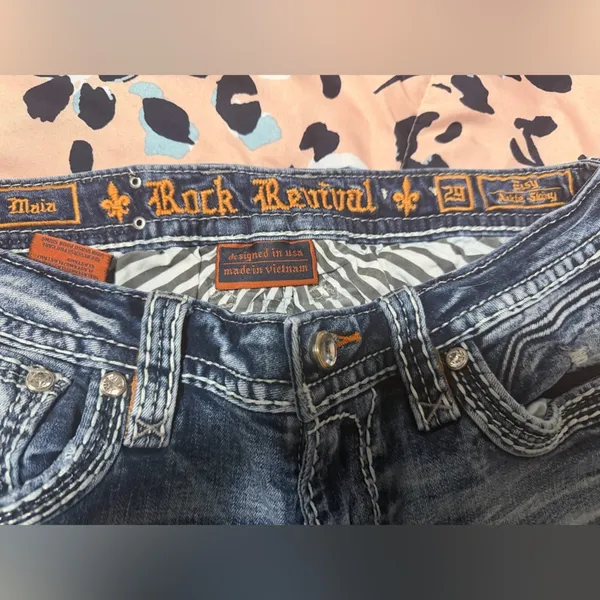 Rock Revival Maia Easy Ankle Skinny Stretch Jean Size 28 Inseam 24in - Image 7