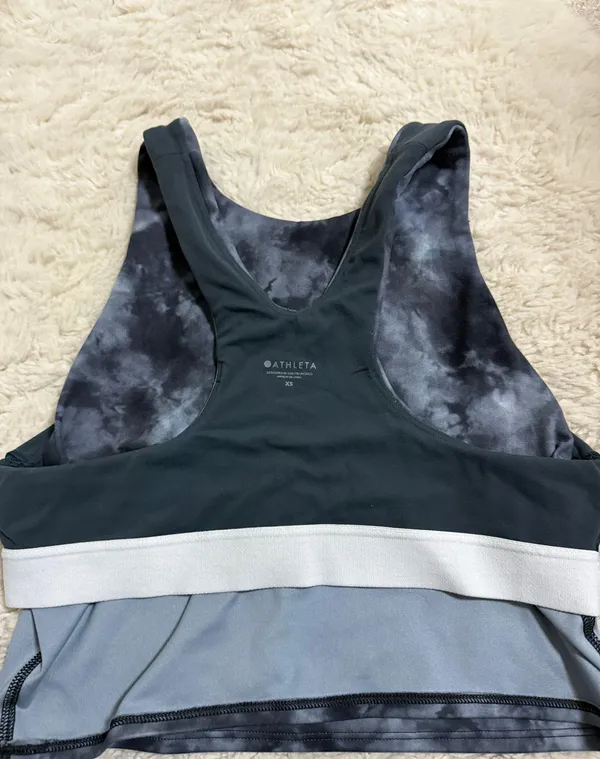 Athleta Marble / Tye-Die Cropped Tank Top - Image 3