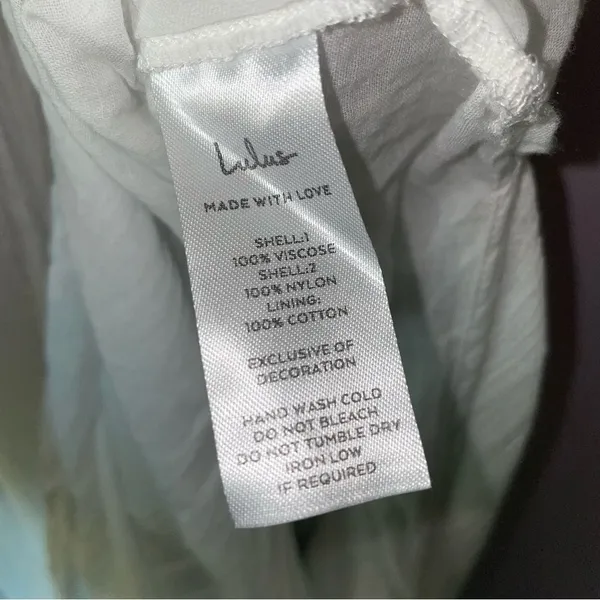 Lulu's XXS Maxi Dress White Embroidered Floral Vacation Cottage Coastal Boho - Image 9