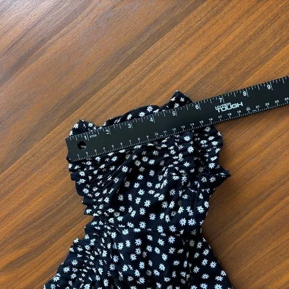 Princess Polly Summer Mini Dress Floral Sundress Ruffle Sweetheart Bustier US 6 - Image 13