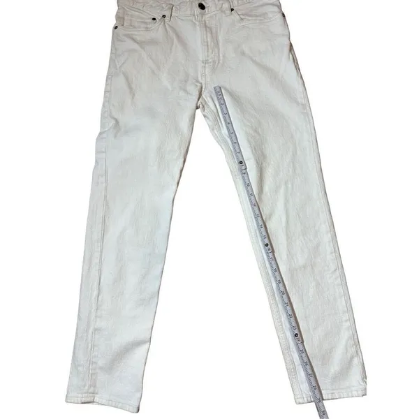 H&M & Denim women’s white slim fit high rise‎ shaping jeans sz 32 - Image 7