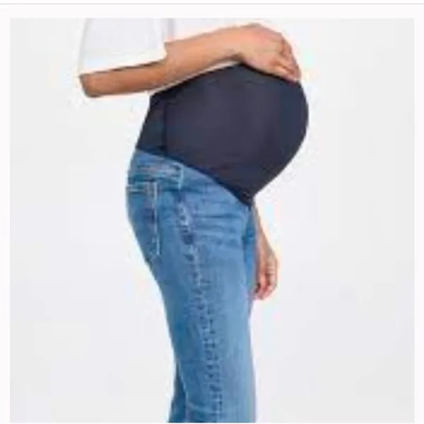 Madewell Kick Out Crop Maternity Jeans - Image 2