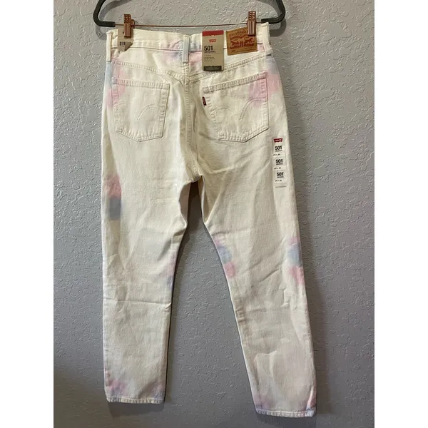 Levi's 501 Original High Rise Straight Leg Jeans Size 29x30 NWT - Image 6