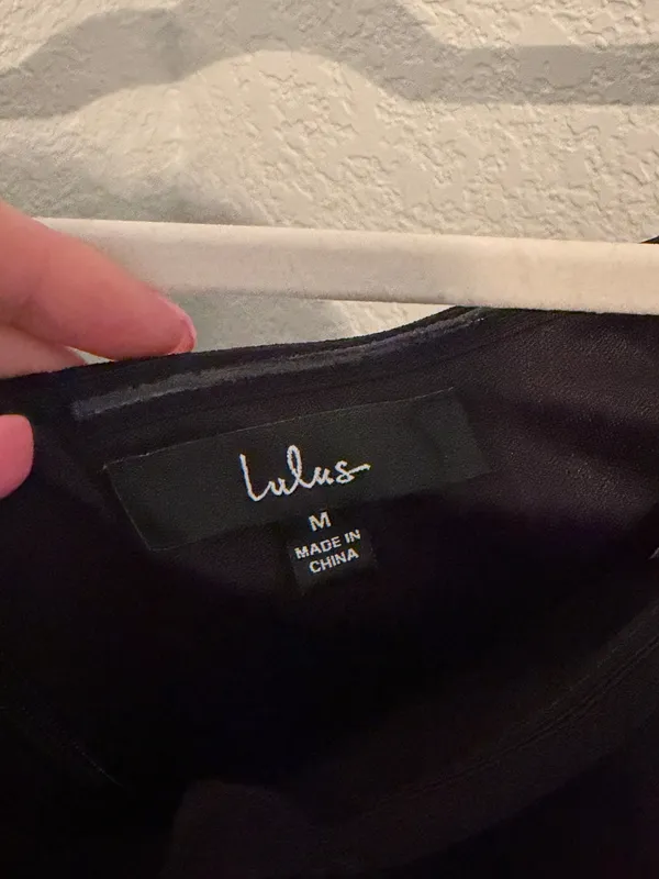Lulus Bodycon Mini Dress Black - Image 3