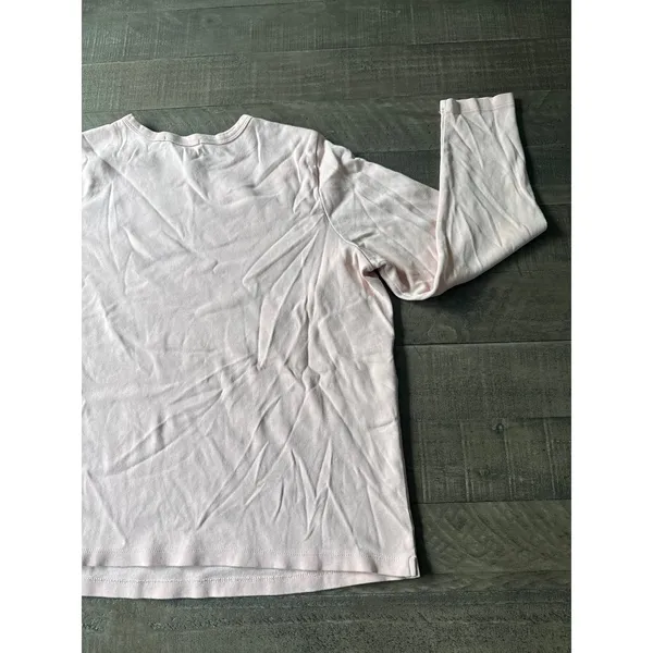 Ralph‎ Lauren Women's Light Pink Arm Pocket Long Sleeve Tee Size 1X - Image 9