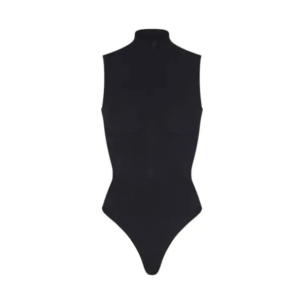 Skims seamless sculpt zip front sleeveless thong S bodysuit NWOT - Image 2