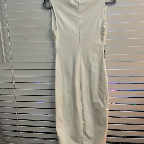Zara white stretch dress - Image 4