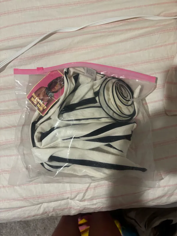 Strawberry Milk Mob Striped Strapless Bikini Top - Image 3