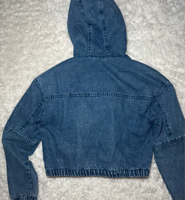 Denim zipper jacket Blue - Image 3
