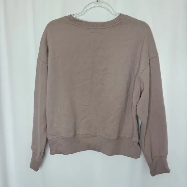 Ultra Flirt Pink Beige Sphinx Pullover Sweatshirt NWOT Juniors Size Large - Image 6