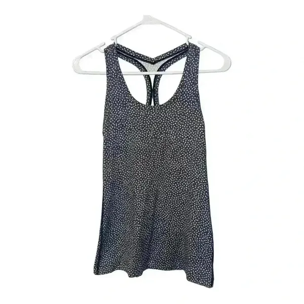 Lululemon‎ Cool Racerback Frozen Fizz White/Black, Size 4 - Image 2