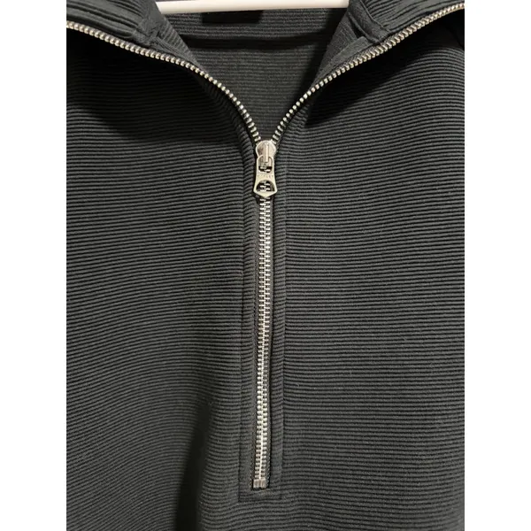 Varley Milano Half‎ Zip Sweat Black Women's Size Medium - Image 11