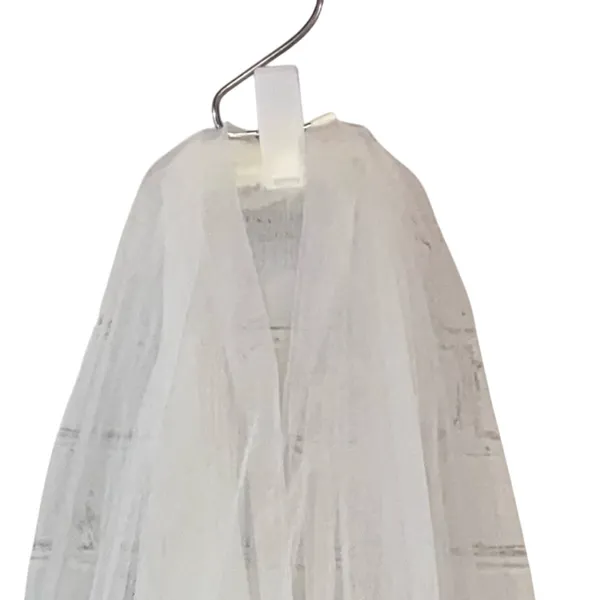 Veil Layered‎ with Rhinestones White Ivory Color - Image 3