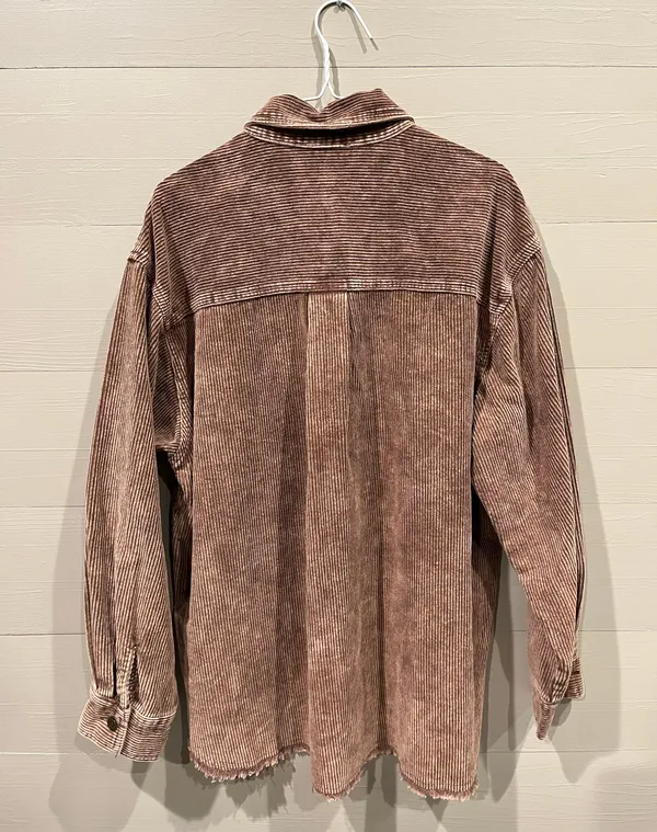 brown corduroy shacket - Image 5