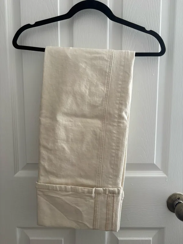 Cream Vervet Jeans - Image 4