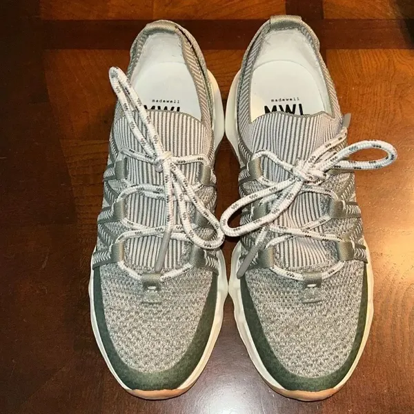 Madewell Sage Green Field Knit Unisex Sneakers( Women 8M,Men’s 6.5) - Image 3