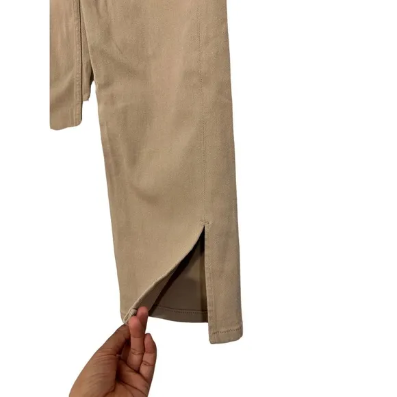 Motel Rocks Straight Leg Jeans In Winter Sandwash‎ Knit Argyle Tan Size XS - Image 9
