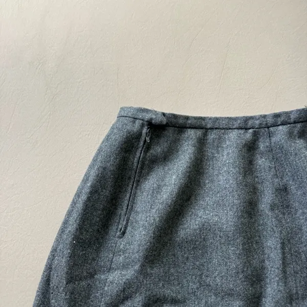 Vintage 90s Sportempos A-Line Wool Skirt - Image 4
