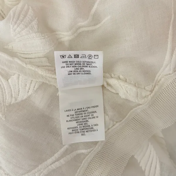 Anthropologie LILKA Shorebird Embroidered Bird Swim Cover-Up Jacket Medium Large - Image 13