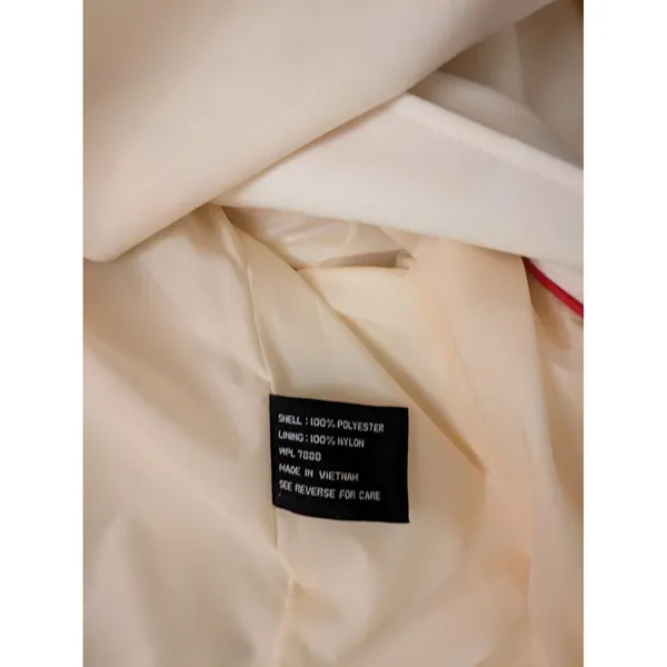 Ann Klein Belted Trench Coat Ivory- Women’s M - Image 13