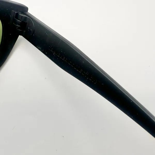 Toms Traveler Collection Sydney Matte Black Cat Eye Green Lenses Sunglasses - Image 5