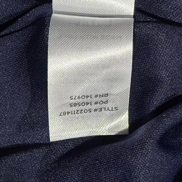 Lulus Dress Faux Wrap Sequin Hoco Party Cocktail Glam Going Out Mini Navy Small - Image 5