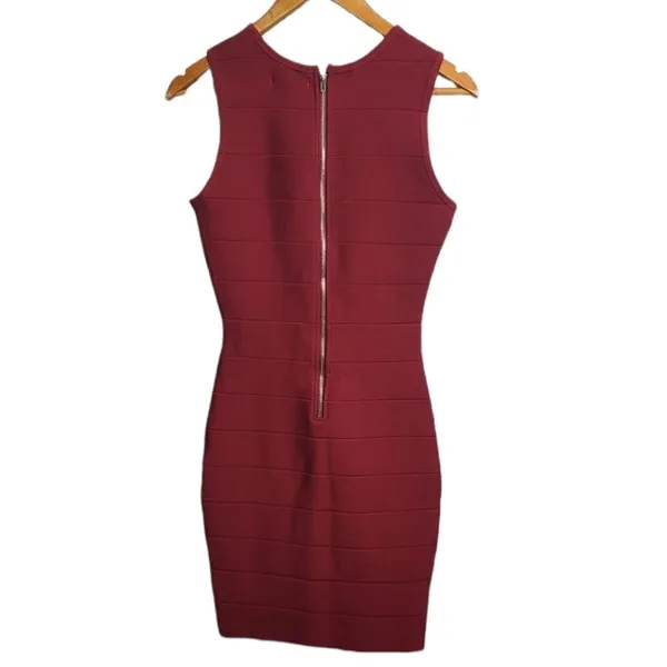 ‎Shinestar Bodycon Sleeveless Red Dress Size Small New - Image 2