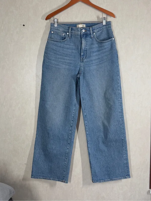 Madewell The Perfect Vintage Wide-Leg Jean in Heathcote Wash Comfort Stretch 29 - Image 4