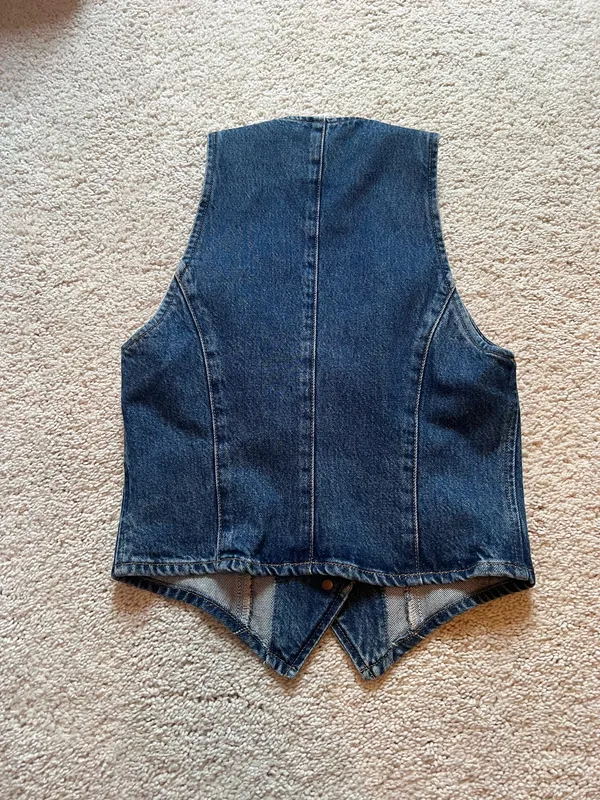 AGOLDE Vest Denim Medium - Image 2