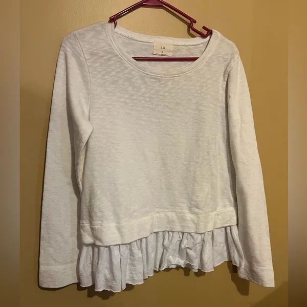 Anthropologie t.la sweater top small - Image 3