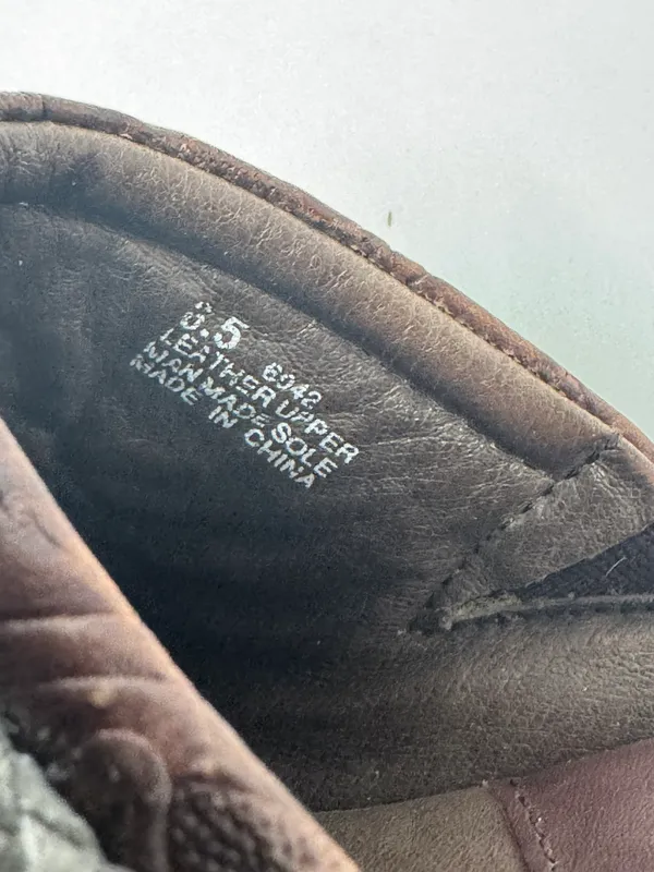 Minnetonka Brown Leather Mules Size 6.5 - Image 8