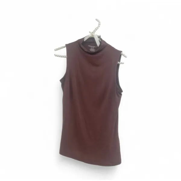 Christian Siriano Size xs sleeveless mock neck top tank top shirt 96% rayon - Image 4
