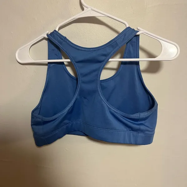 Nike Blue Racerback Sports Bra - Image 3