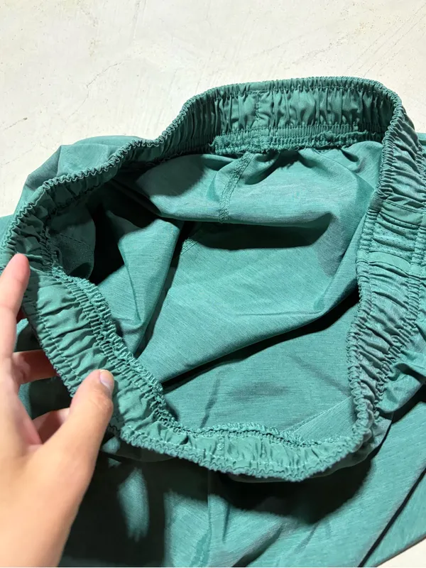 Nike Women's Teal Athletic Running Shorts - Image 4